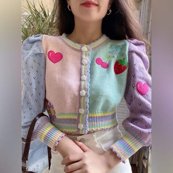 Loveshacfancy Cardigan size S NWT. - Picture 6 of 8